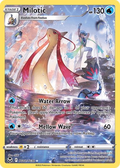 Milotic, Silver Tempest Trainer Gallery TG02