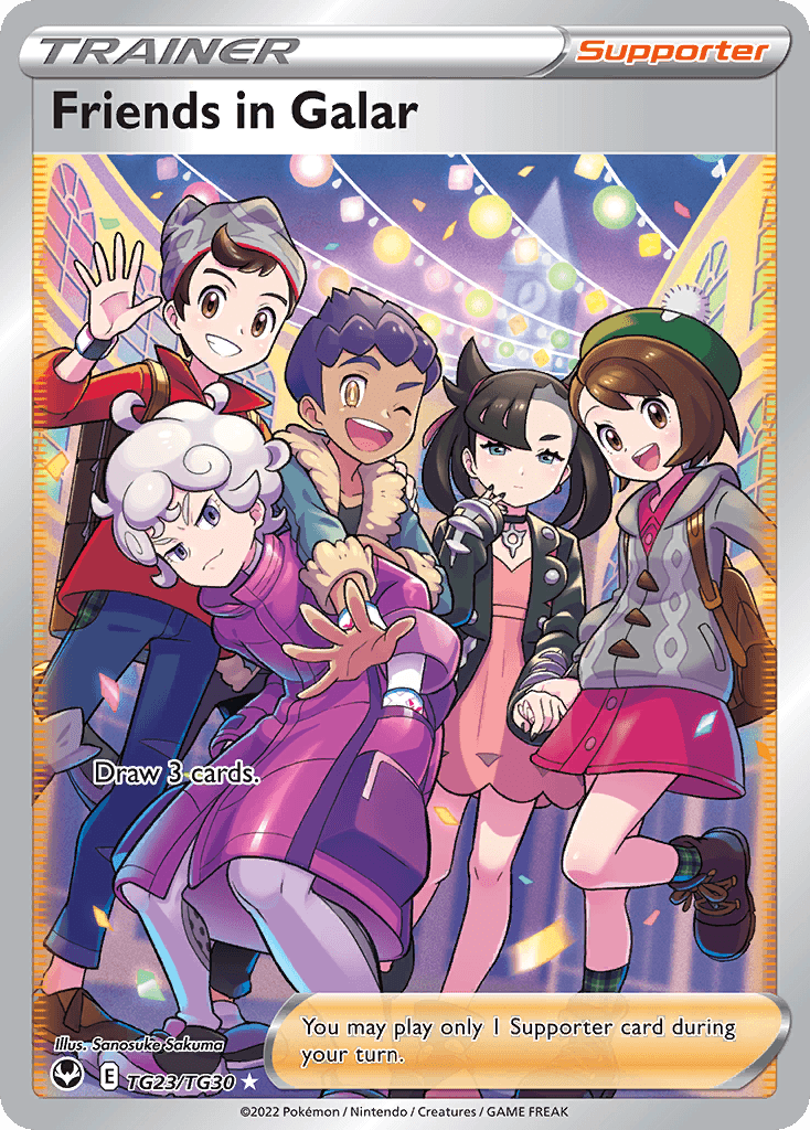 Friends in Galar, Silver Tempest Trainer Gallery TG23