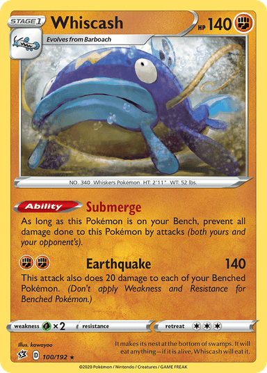 Whiscash, Rebel Clash 100
