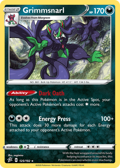 Grimmsnarl, Rebel Clash 125