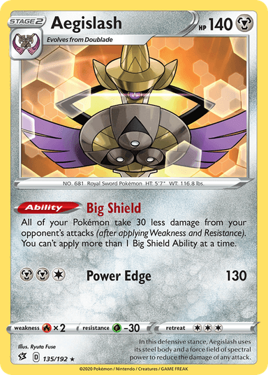 Aegislash, Rebel Clash 135