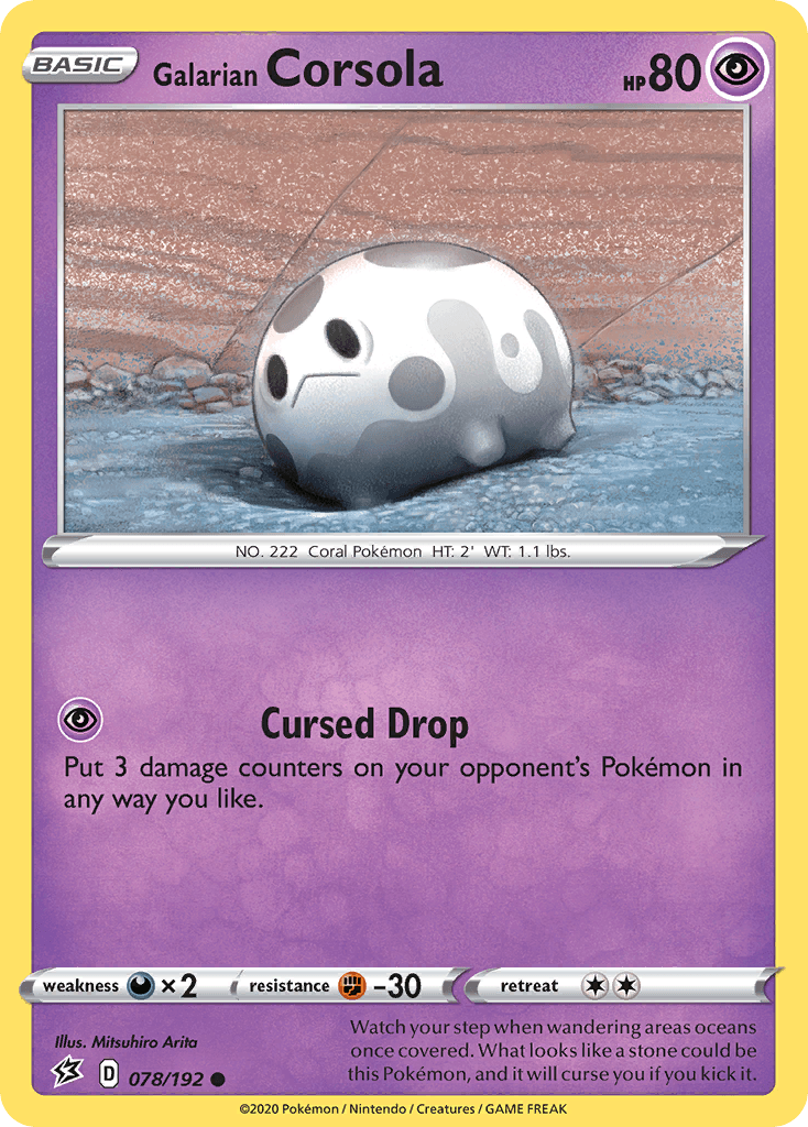 Galarian Corsola, Rebel Clash 78