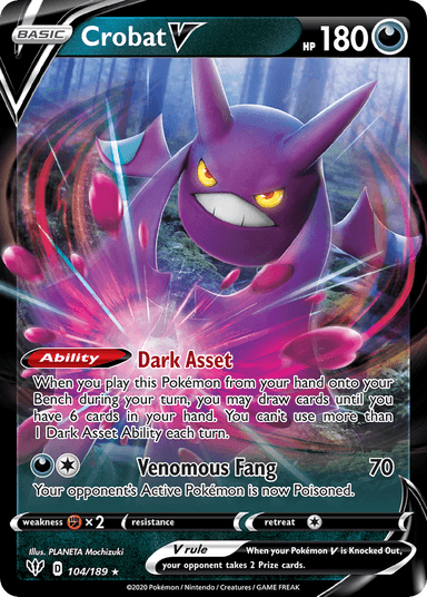 Crobat V, Darkness Ablaze 104