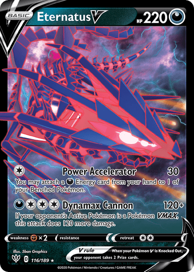 Eternatus V, Darkness Ablaze 116