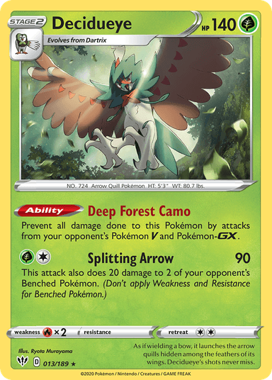 Decidueye, Darkness Ablaze 13