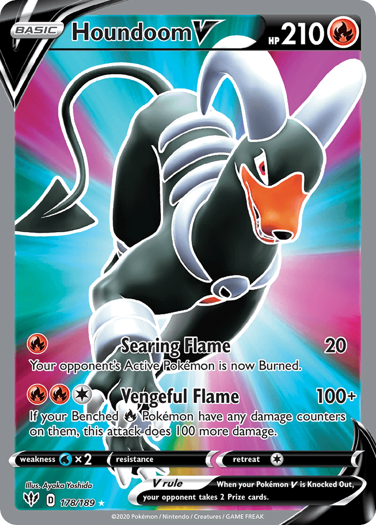 Houndoom V, Darkness Ablaze 178