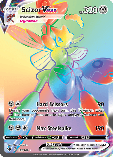 Scizor VMAX, Darkness Ablaze 193