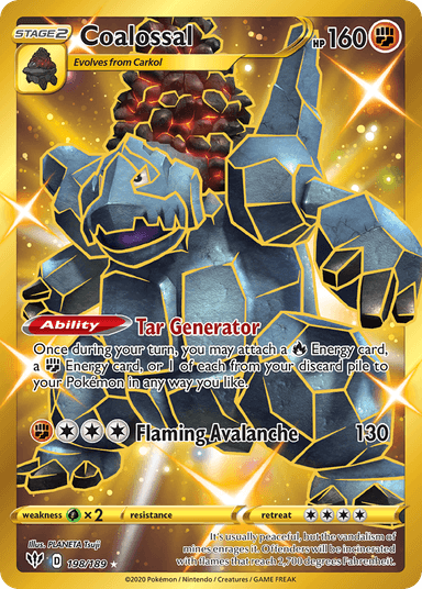 Coalossal, Darkness Ablaze 198