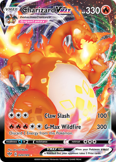 Charizard VMAX, Darkness Ablaze 20