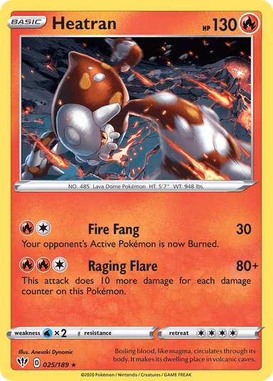 Heatran, Darkness Ablaze 25
