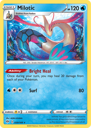 Milotic, Darkness Ablaze 39