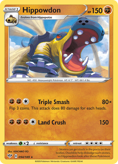 Hippowdon, Darkness Ablaze 94