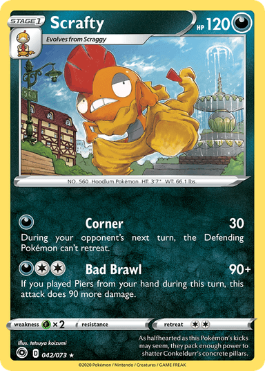 Scrafty, Champion's Path 42