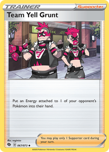 Team Yell Grunt, Champion's Path 67