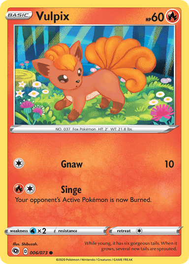 Vulpix, Champion's Path 6