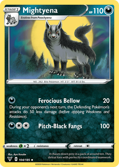 Mightyena, Vivid Voltage 104