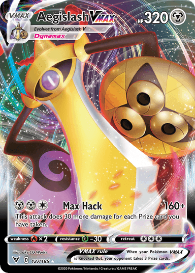 Aegislash VMAX, Vivid Voltage 127