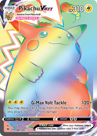 Pikachu VMAX, Vivid Voltage 188