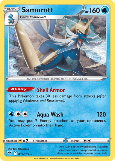 Samurott, Vivid Voltage 35