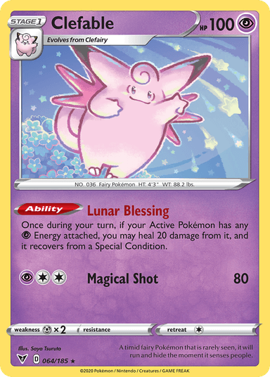 Clefable, Vivid Voltage 64