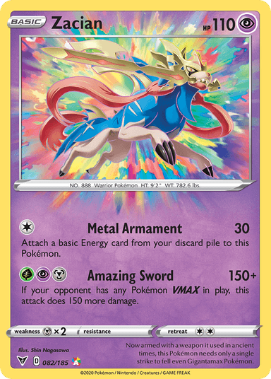 Zacian, Vivid Voltage 82