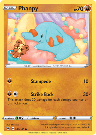 Phanpy, Vivid Voltage 86