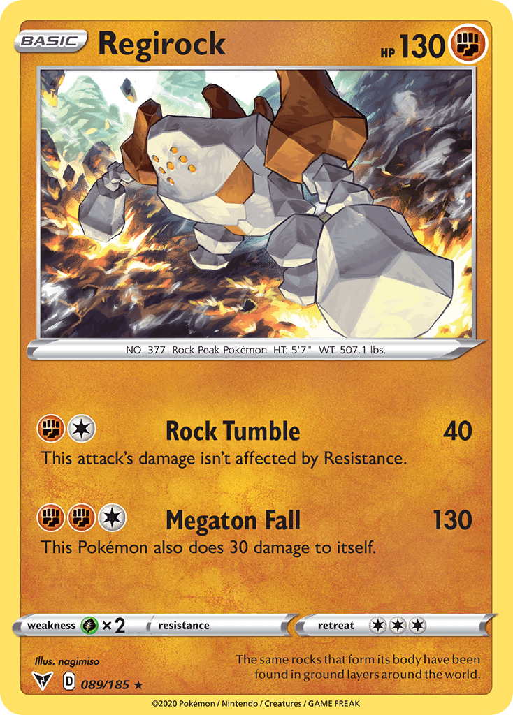 Regirock, Vivid Voltage 89