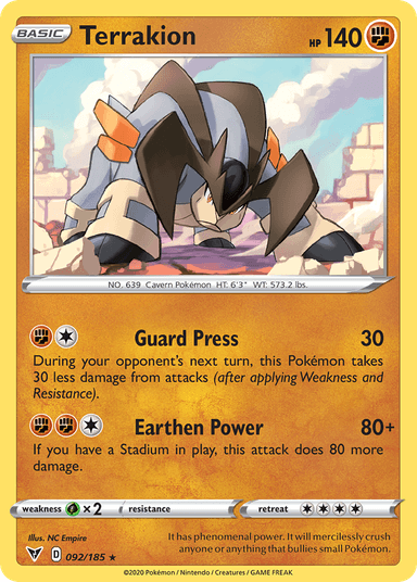 Terrakion, Vivid Voltage 92