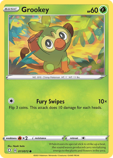 Grookey, Shining Fates 11