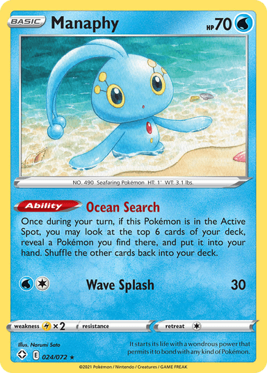 Manaphy, Shining Fates 24