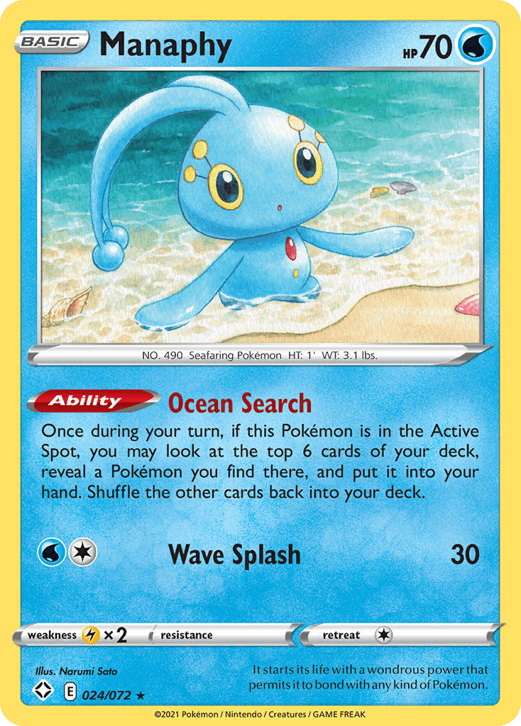 Manaphy, Shining Fates 24