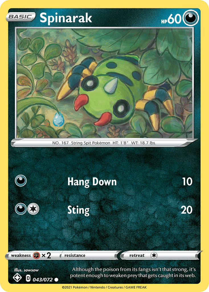 Spinarak, Shining Fates 43