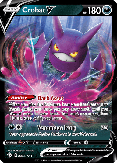 Crobat V, Shining Fates 44