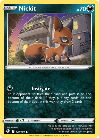 Nickit, Shining Fates 47