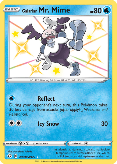 Galarian Mr. Mime, Shining Fates Shiny Vault SV020