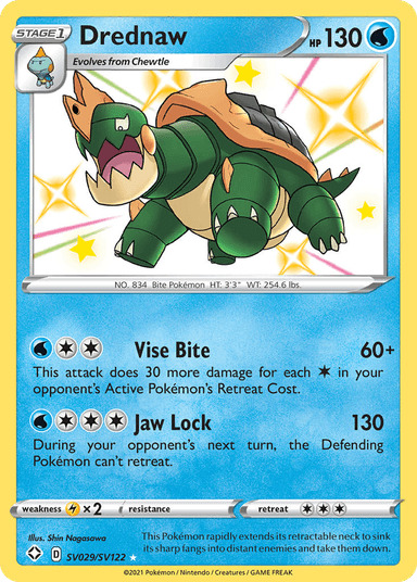 Drednaw, Shining Fates Shiny Vault SV029