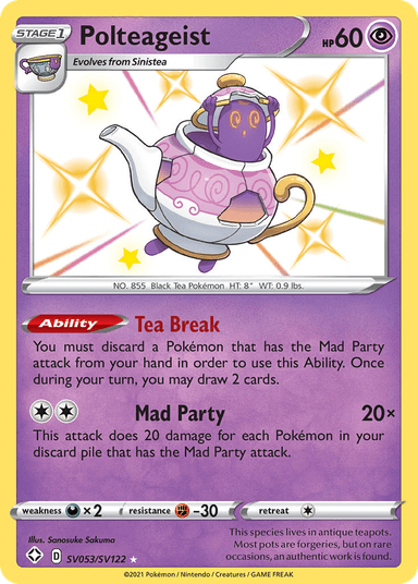Polteageist, Shining Fates Shiny Vault SV053