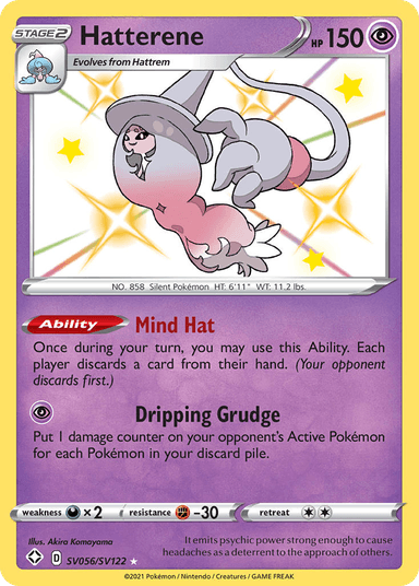 Hatterene, Shining Fates Shiny Vault SV056