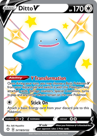 Ditto V, Shining Fates Shiny Vault SV118
