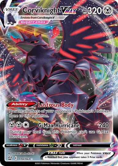 Corviknight VMAX, Battle Styles 110