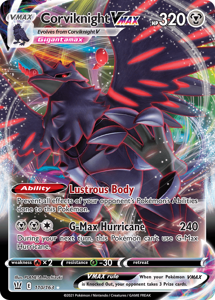 Corviknight VMAX, Battle Styles 110