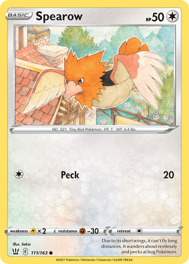 Spearow, Battle Styles 111