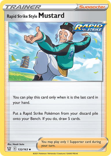Rapid Strike Style Mustard, Battle Styles 132