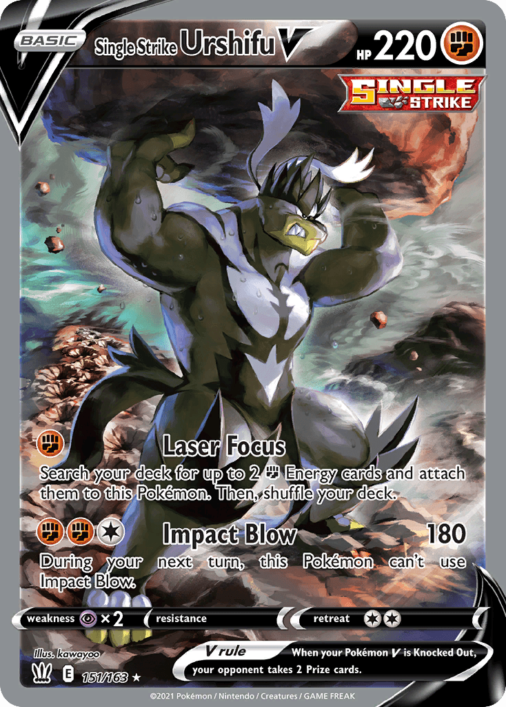 Single Strike Urshifu V, Battle Styles 151