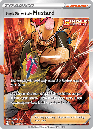 Single Strike Style Mustard, Battle Styles 163