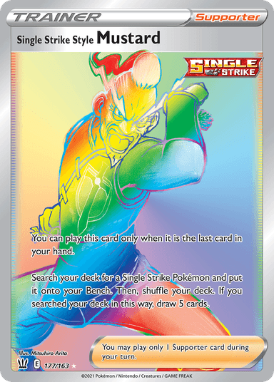 Single Strike Style Mustard, Battle Styles 177