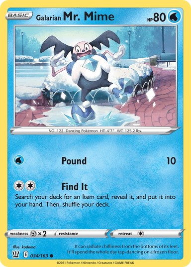 Galarian Mr. Mime, Battle Styles 34