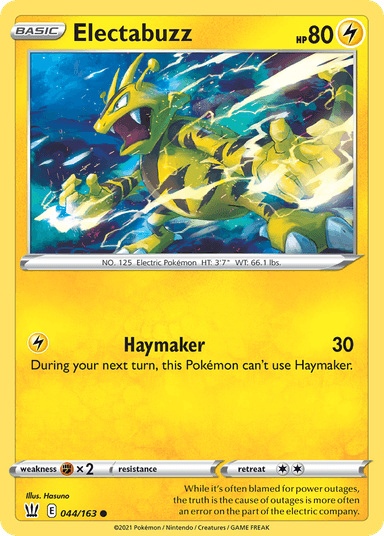 Electabuzz, Battle Styles 44