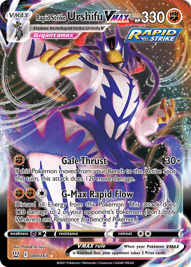 Rapid Strike Urshifu VMAX, Battle Styles 88