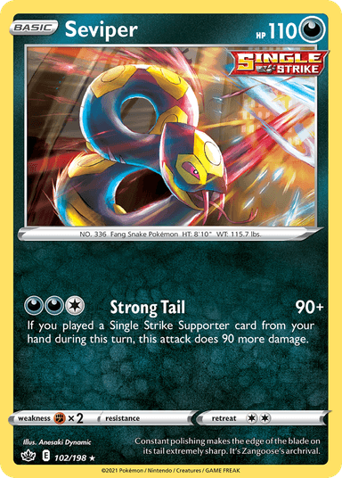 Seviper, Chilling Reign 102